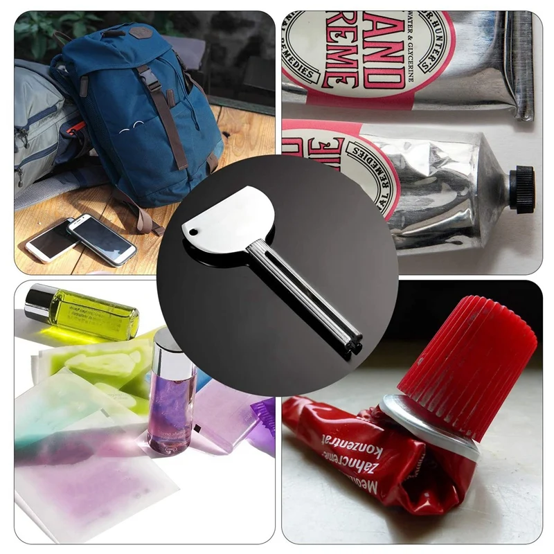 6 шт. Металлический Дозатор зубной пасты дозатор ключ ролика трубки паста