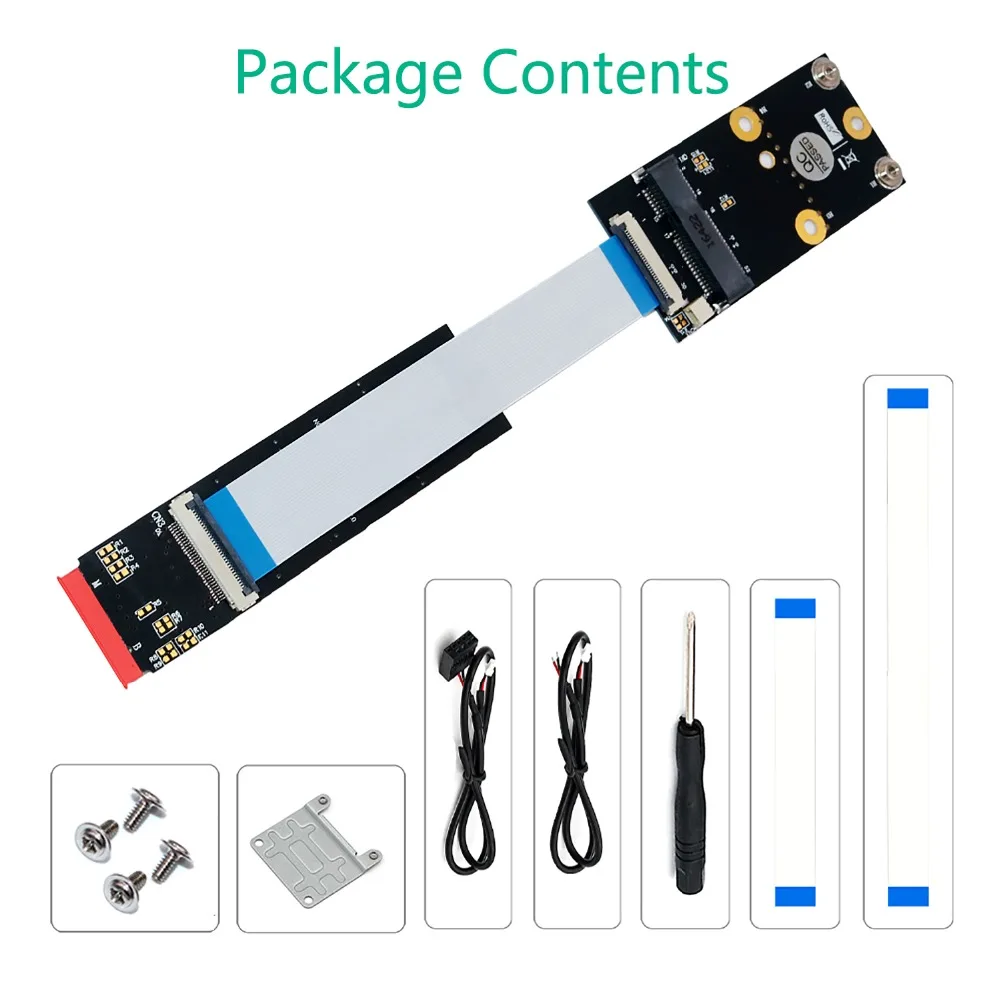 M.2 NGFF ключ B/M/B+ M к Mini PCI-E адаптер с FFC кабелем для wiFi combo Bluetooth карты