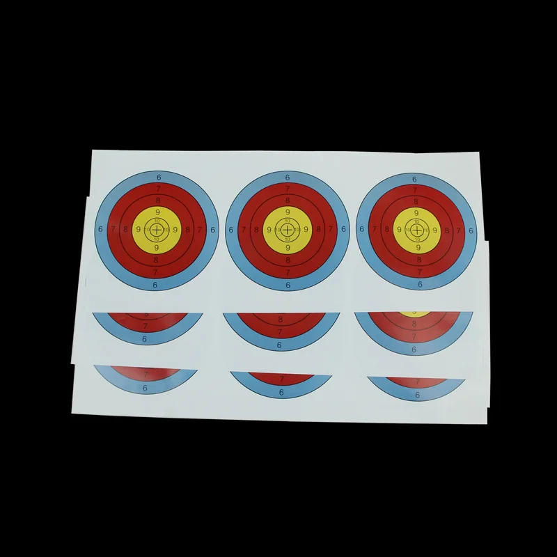 25 см x 60 стрельба из лука Бумага Стандартный 5 колец одном месте съемки аксессуар