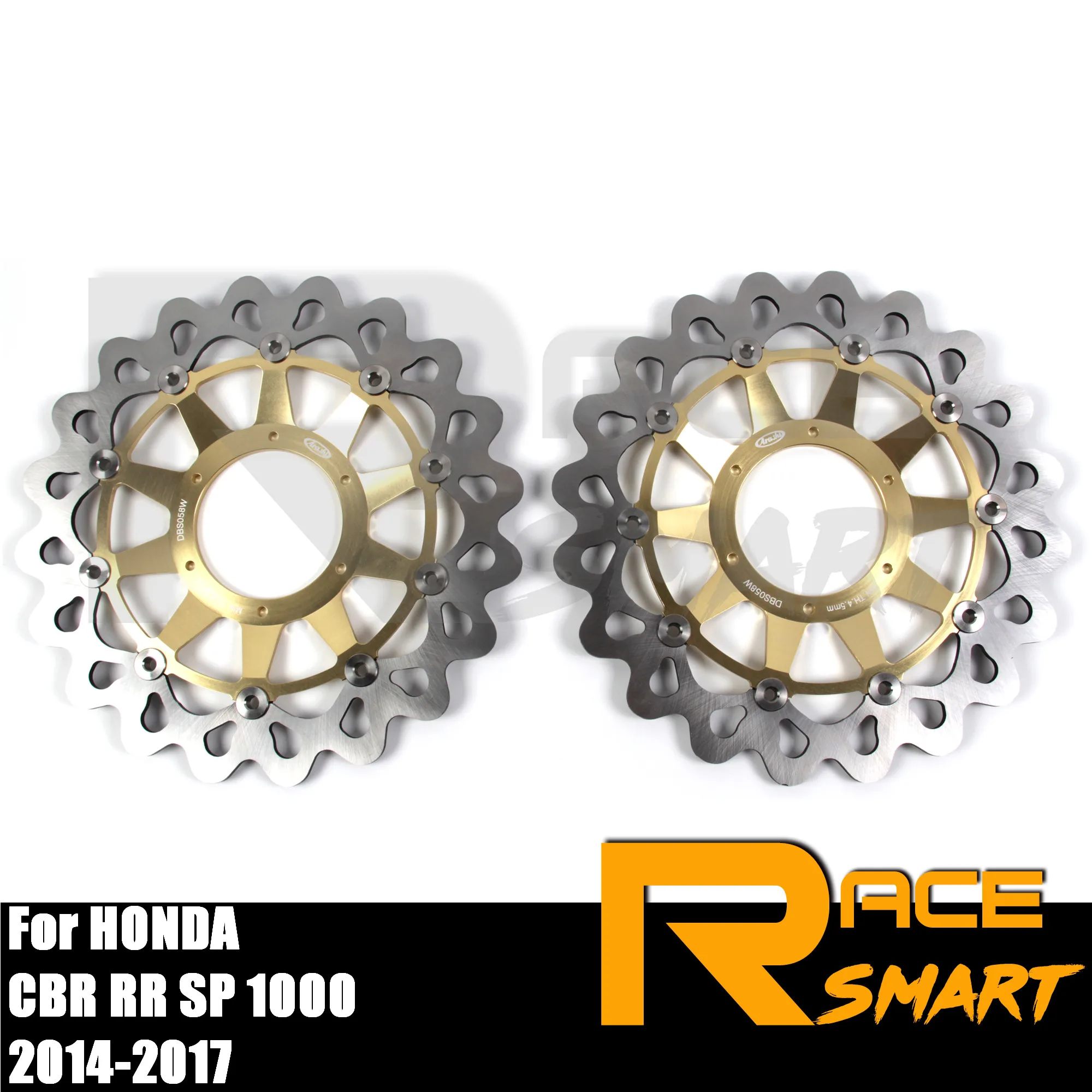 Мотоцикл CNC передние тормозные диски из нержавеющей стали тормозной ротор для HONDA