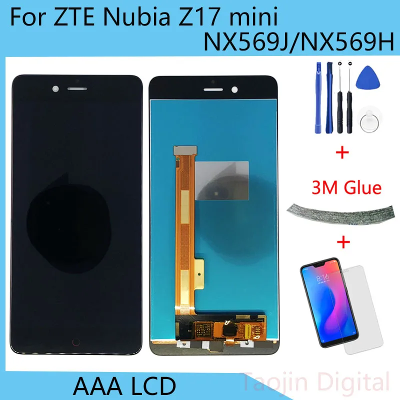 ЖК дисплей с сенсорной панелью и дигитайзером для ZTE Nubia Z17Mini Z17 Mini NX569J NX569H 5 2