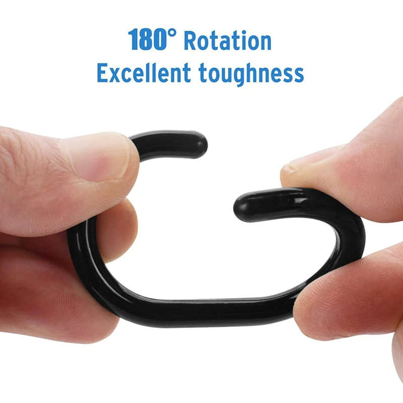 24 шт душевой Шторы кольца Пластик душ крючки для Ванная комната душевая