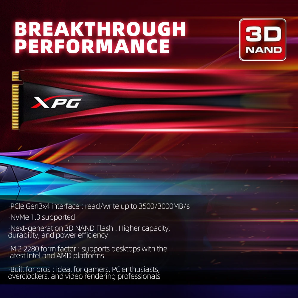 ADATA XPG GAMMIX S11 Pro SSD M2 NVMe 2280 PCIe ТБ 512 ГБ 256 жесткий диск для ноутбука рабочего стола