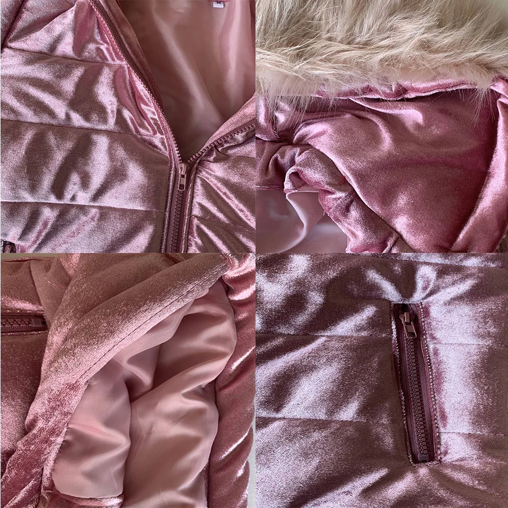 Зимняя бархатная куртка пальто женские куртки с хлопковой подкладкой серый