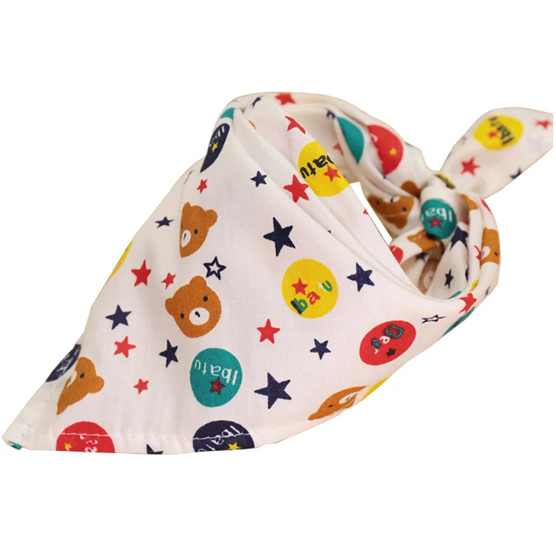 

Grooming Small Dog Cat Scarf Triangular Bandana Dog Cat Cotton Washable Ties Collar Scarf Adjustable Cotton Fashion Puppy Bibs