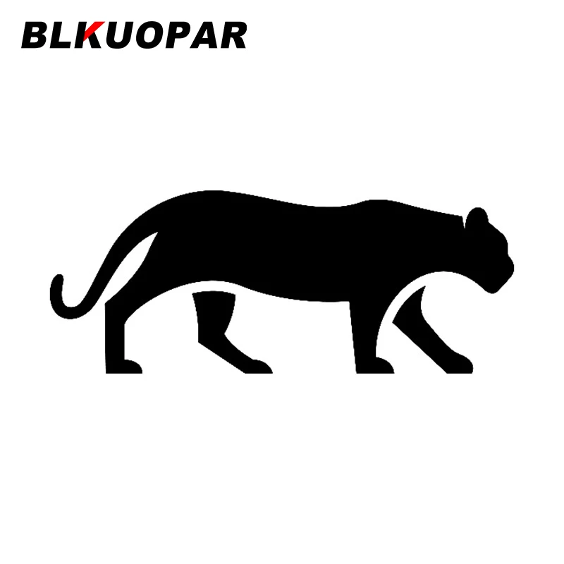 

Автомобильная наклейка с силуэтом тигра BLKUOPAR, индивидуальная устойчивая к царапинам наклейка, забавная виниловая наклейка на лобовое стек...