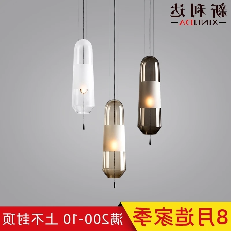 Современный хрустальный стеклянный светильник золотистый светодиодный