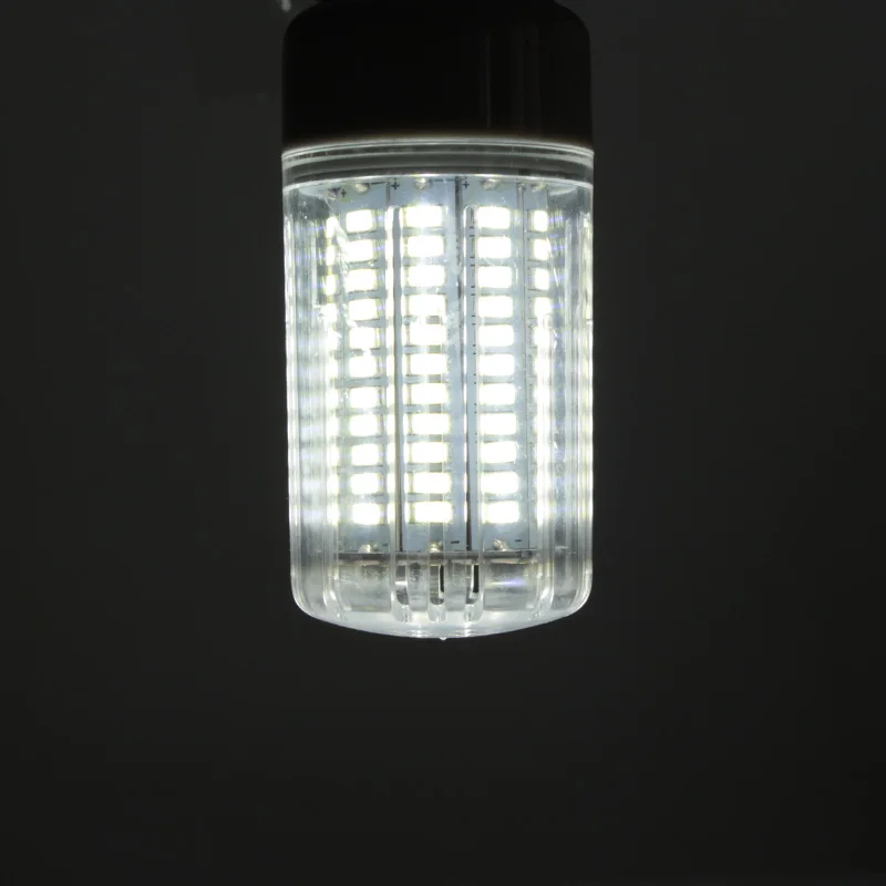 Белый Ampoule led Кукуруза лампа E27 E14 Супер 25 вт диммер 110 В 220 в высокой мощности с регулируемой яркостью энергосберегающая лампа E 14 свеча прожектор домашние лампы - Испускаемый цвет: Белый