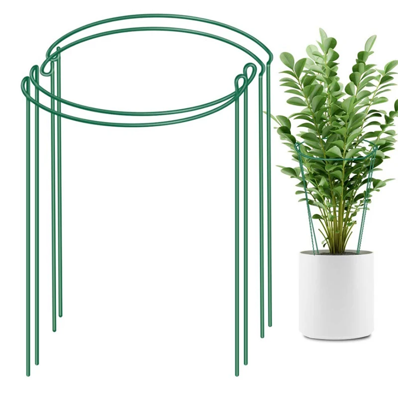 

2Pcs Horticultural Plant Holder Ring Holder Garden Plant Holder Gardening Tool Vegetables Growing Support Brack Holder Tool
