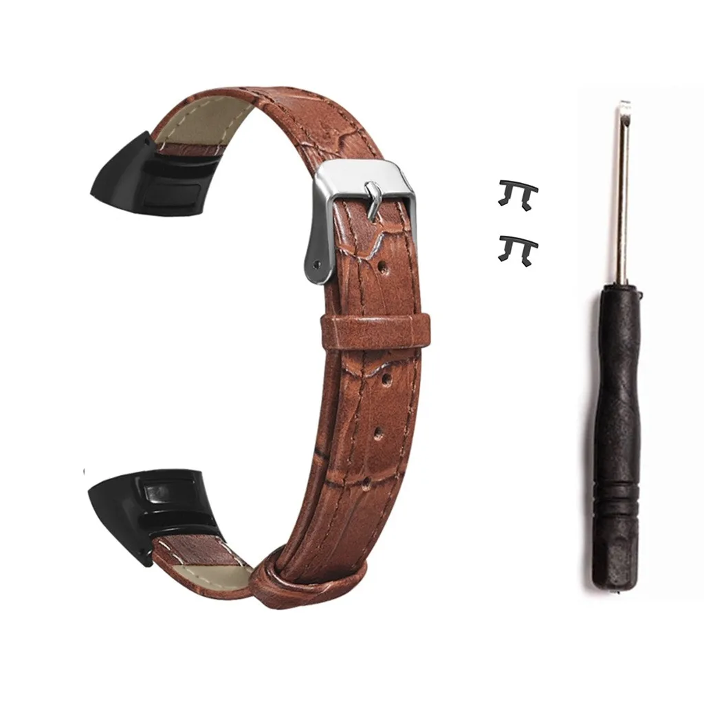 

Leather Classic Band Replacement Watch Band Wristband For Huawei Honor Band 5/4 Colorful Sports Bracelet Fashion Wristband Gift