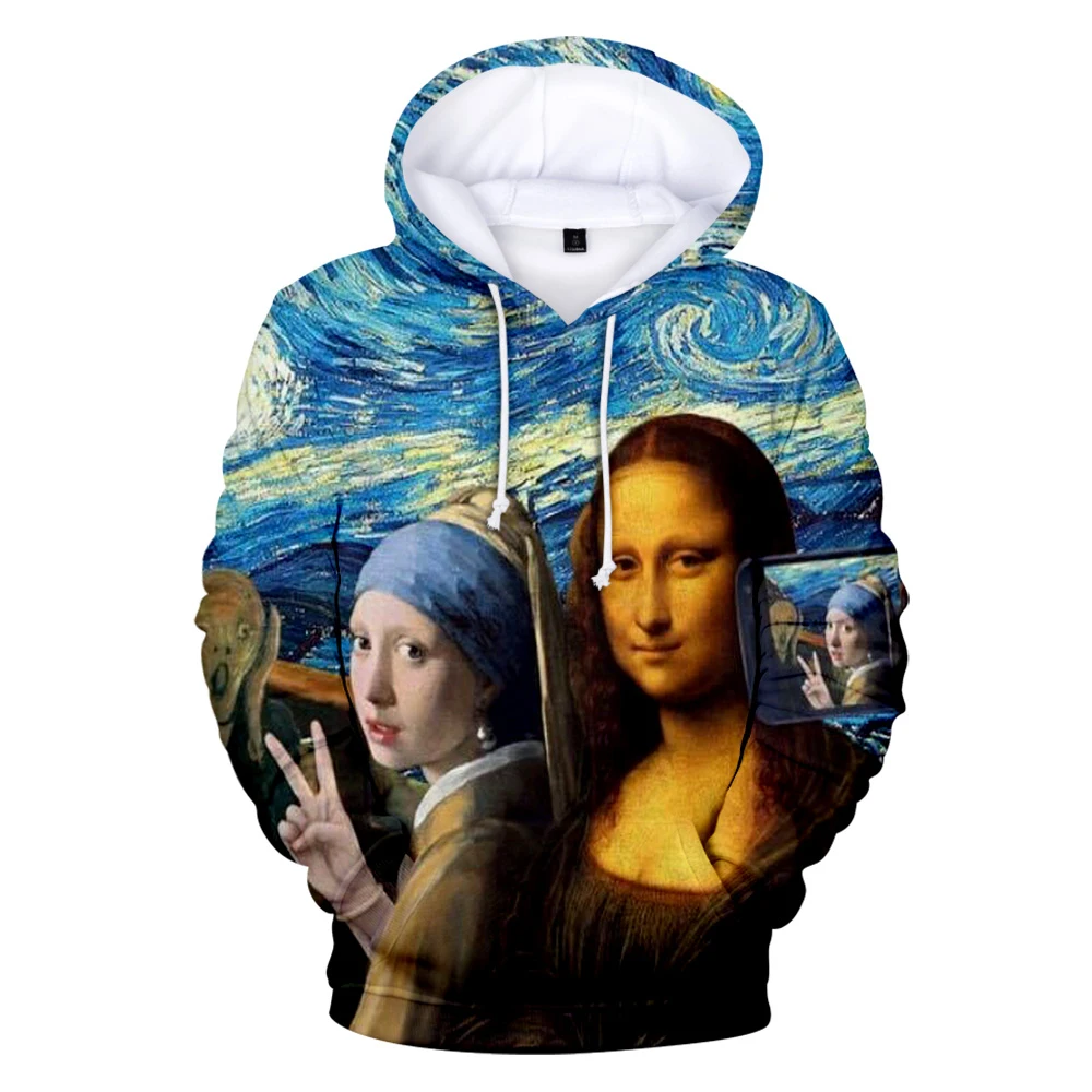 

Известный бренд Grappige Nieuwe Mode KUNST Geschikt 3D Толстовка с капюшоном, 3D толстовки Herfst jongens meisjes Hiphop mannen vrou Hip Pop