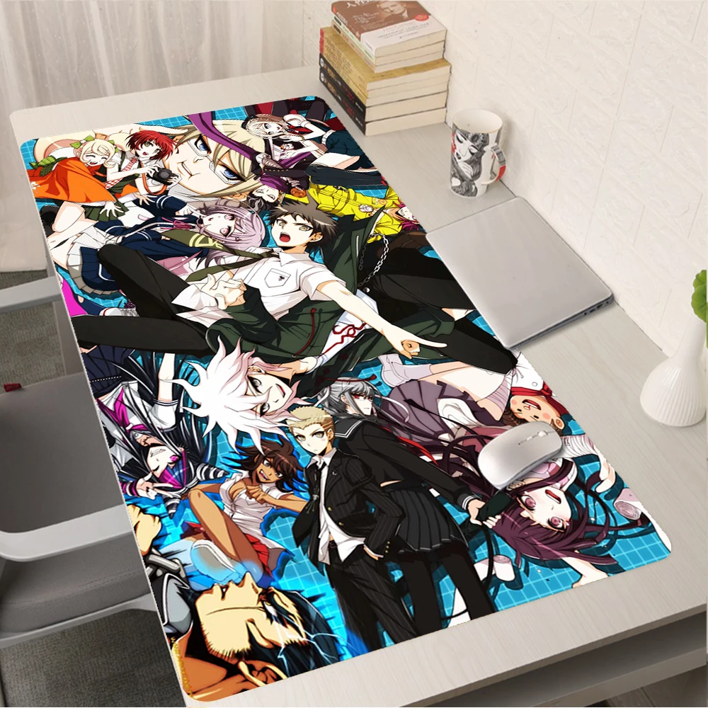 

Коврик для мыши в стиле аниме «данганронпа», аксессуары для игровых компьютеров и ноутбуков, большой коврик для мыши XXL 90X3 0, коврик для клави...