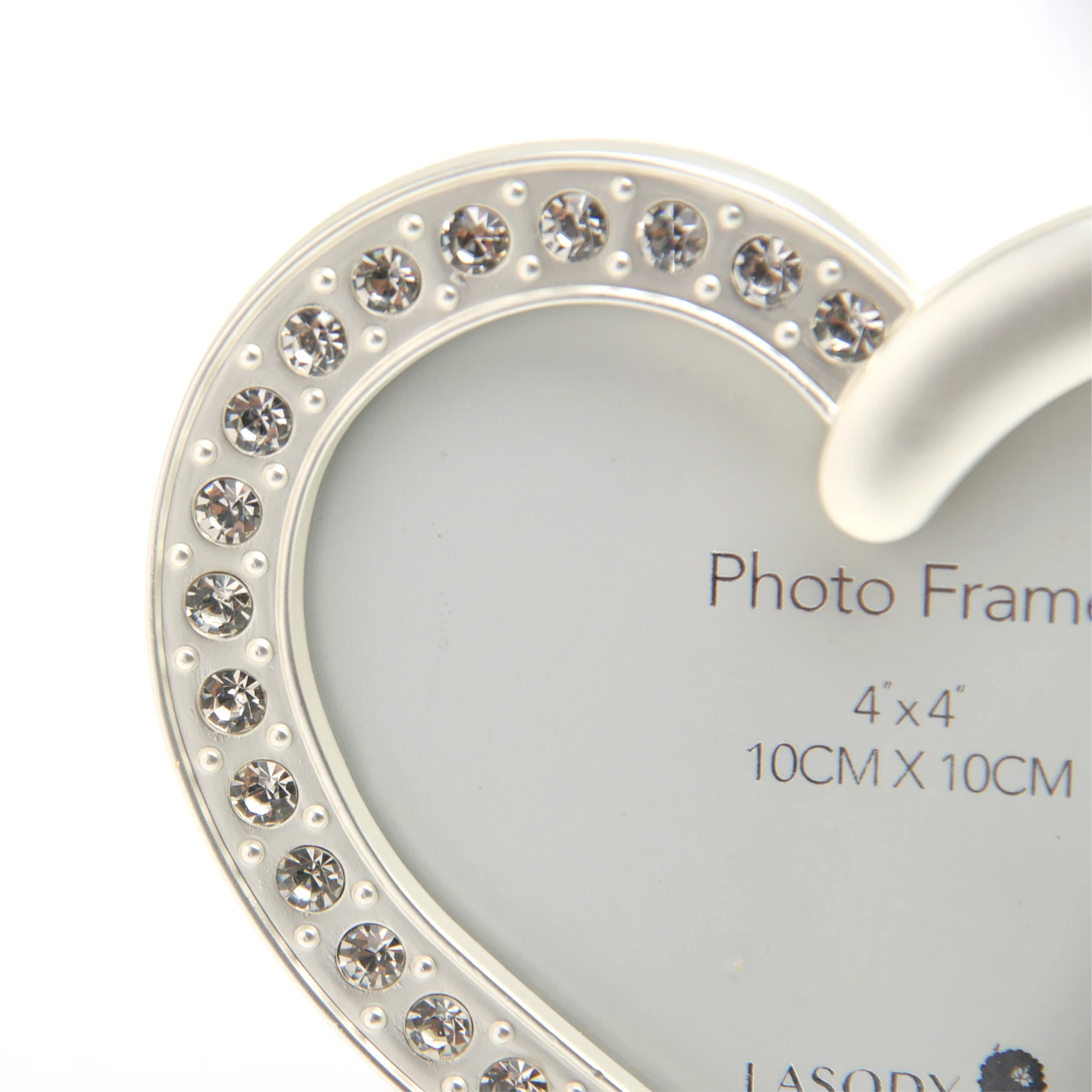 

LASODY Home Decoration Heart-Shaped Metal Photo Frame 4x4 Inch 2020 Creative Souvenir Picture Frames