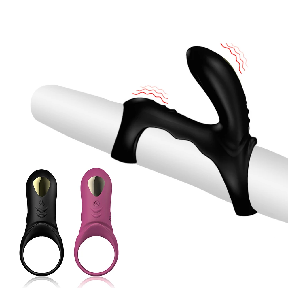 Кольцо для пениса 2 частоты вибрирующее кольцо тонкое длительная Задержка