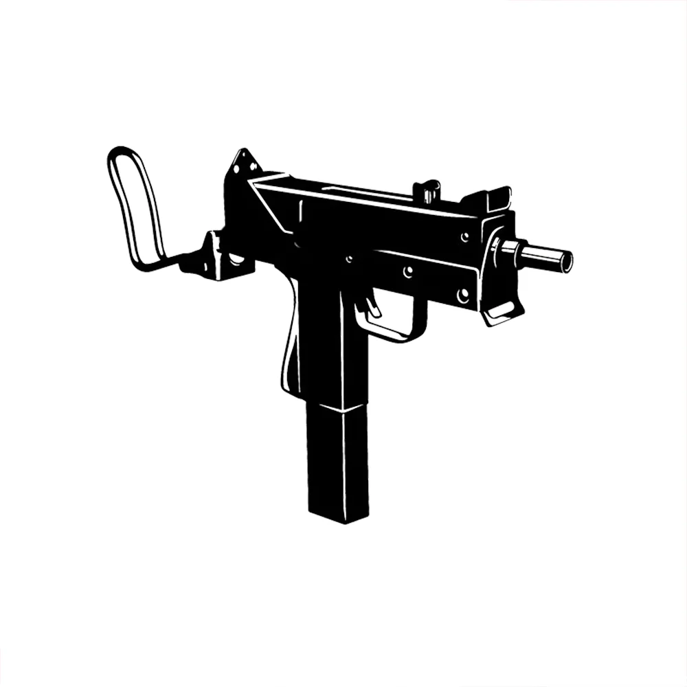 Uzi Submachine Gun армейская Военная Наклейка на стену домашний декор виниловые наклейки