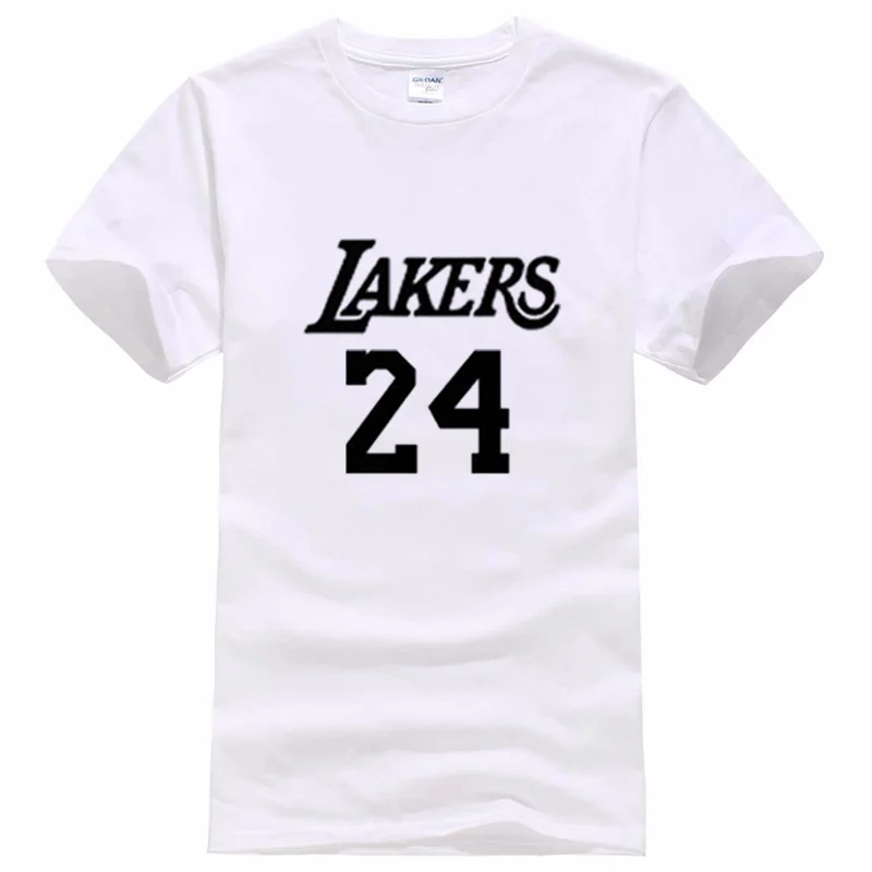 Новая мода Kobe Bryant 24 футболка для мужчин и женщин Повседневная Jersey летняя