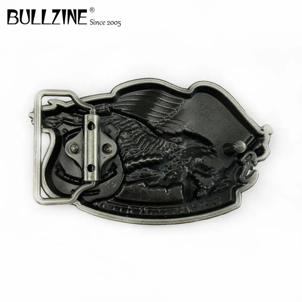 В Bullzine оптом с американским флагом охранника пряжки ремня оловянной отделкой