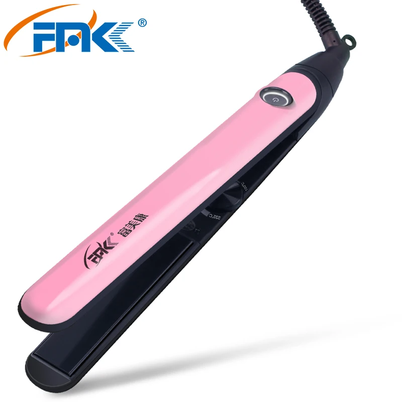 FMK Профессиональный Выпрямитель для волос керамический утюжок нано титановый
