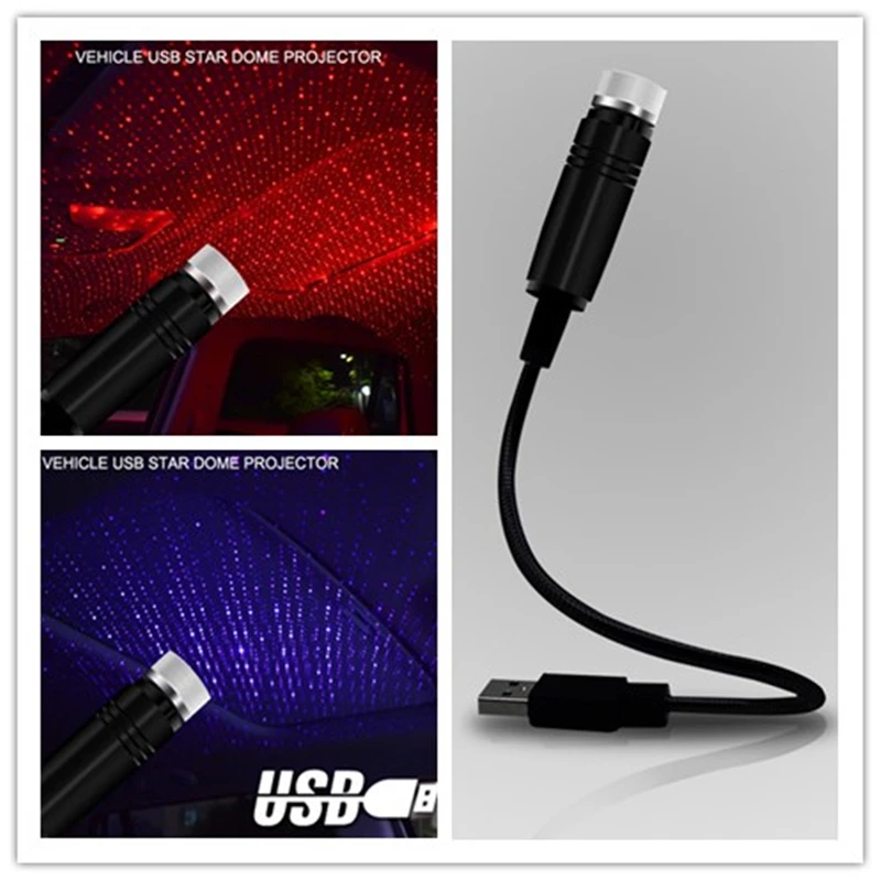 Атмосферная Галактическая лампа светодиодный Ночной светильник на крышу