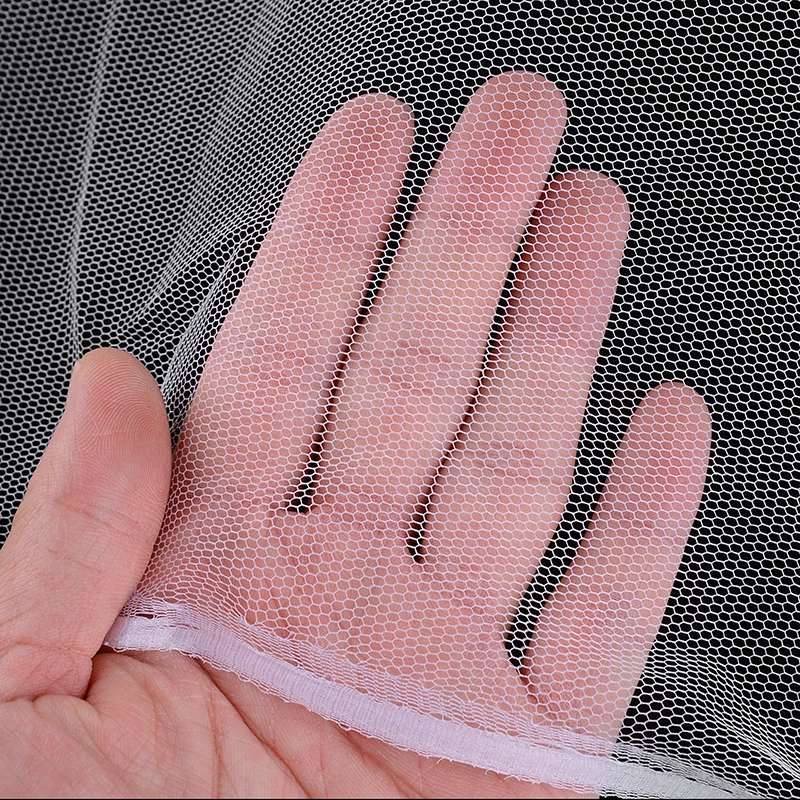 Белая Четырехугольная сетка для кемпинга навес от комаров с сумкой хранения