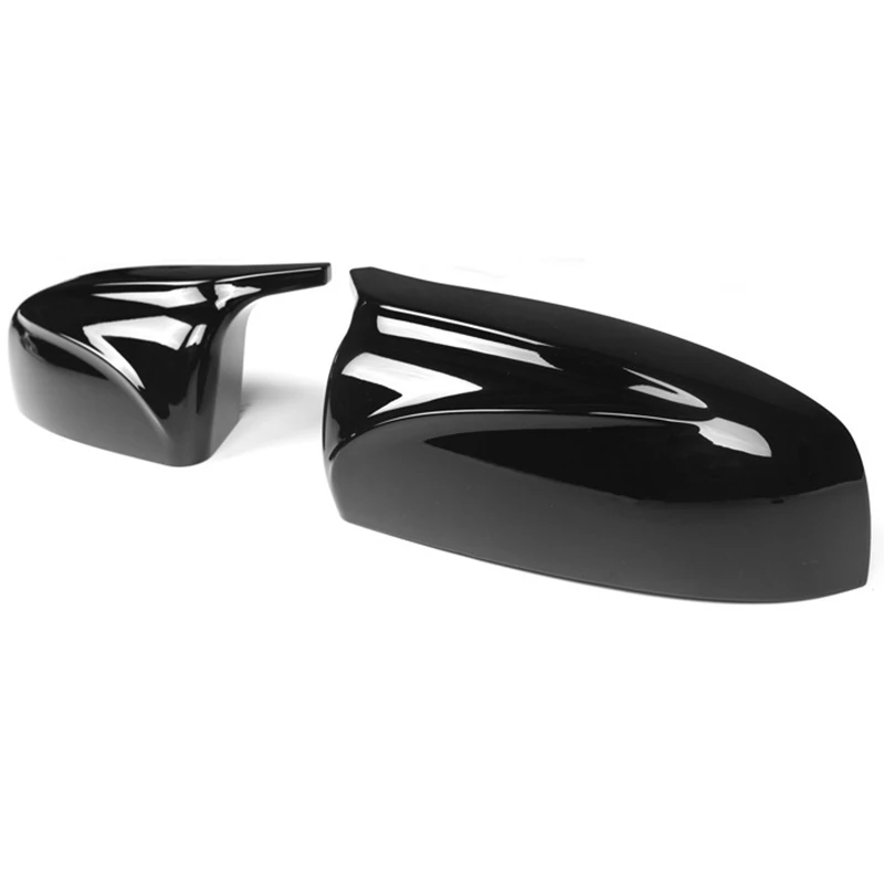 

Glossy Black Rearview Mirror Cover Side Wing Mirror Caps Protector For-BMW X5 E70 X6 E71 2008 2009 2010 2011 2012 2013