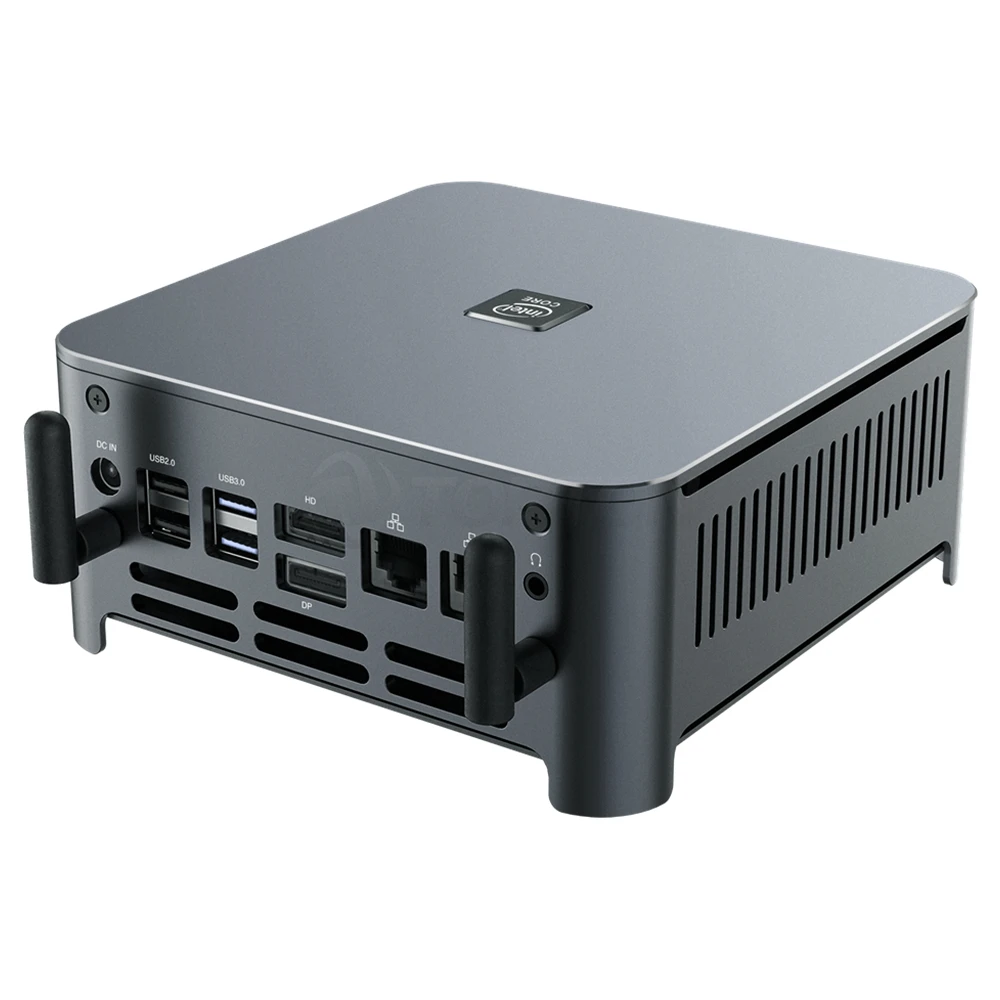 Мини ПК TOPTON Windows 10 Intel i9 10880H 8 ядер 16 потоков 2 * DDR4 M.2 NVME Lan Barebone DP HDMI HTPC NUC игровой