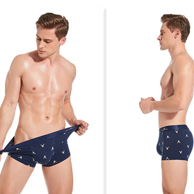 4pcslot hot underwear men cotton boxer homme brand underpants male panties breathbale shorts u convex pouch plus size l 4xl free global shipping