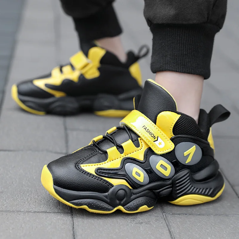 

Осенняя Молодежная Спортивная обувь 2021, Нескользящие прочные сетчатые школьные кроссовки для студентов, модные кожаные кроссовки с мягкой ...