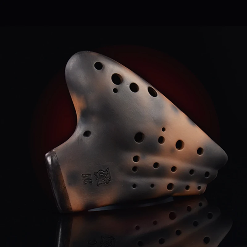 Midtone C 20 отверстий Ocarina flute три полости ocarina AC тональная керамическая канавка