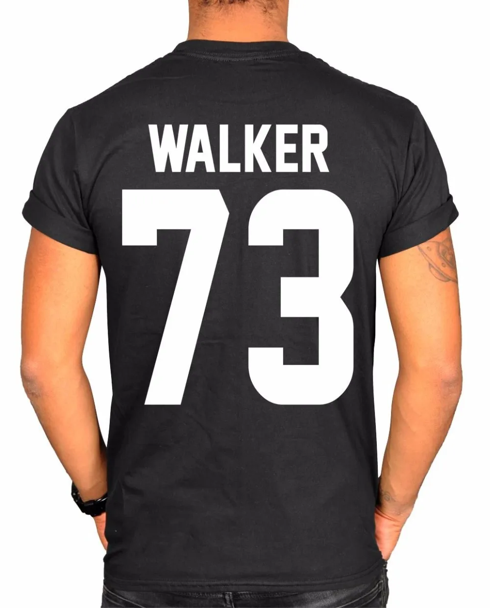 

Paul Walker 73 T-Shirt Mens Brian O'Conner Rest In Peace Khalifa RIP See You Again Tee Summer Cotton Black White T Shirt