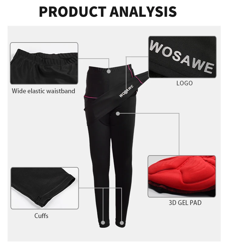 WOSAWE комплект одежды для велоспорта женские уличные спортивные рубашки с длинным