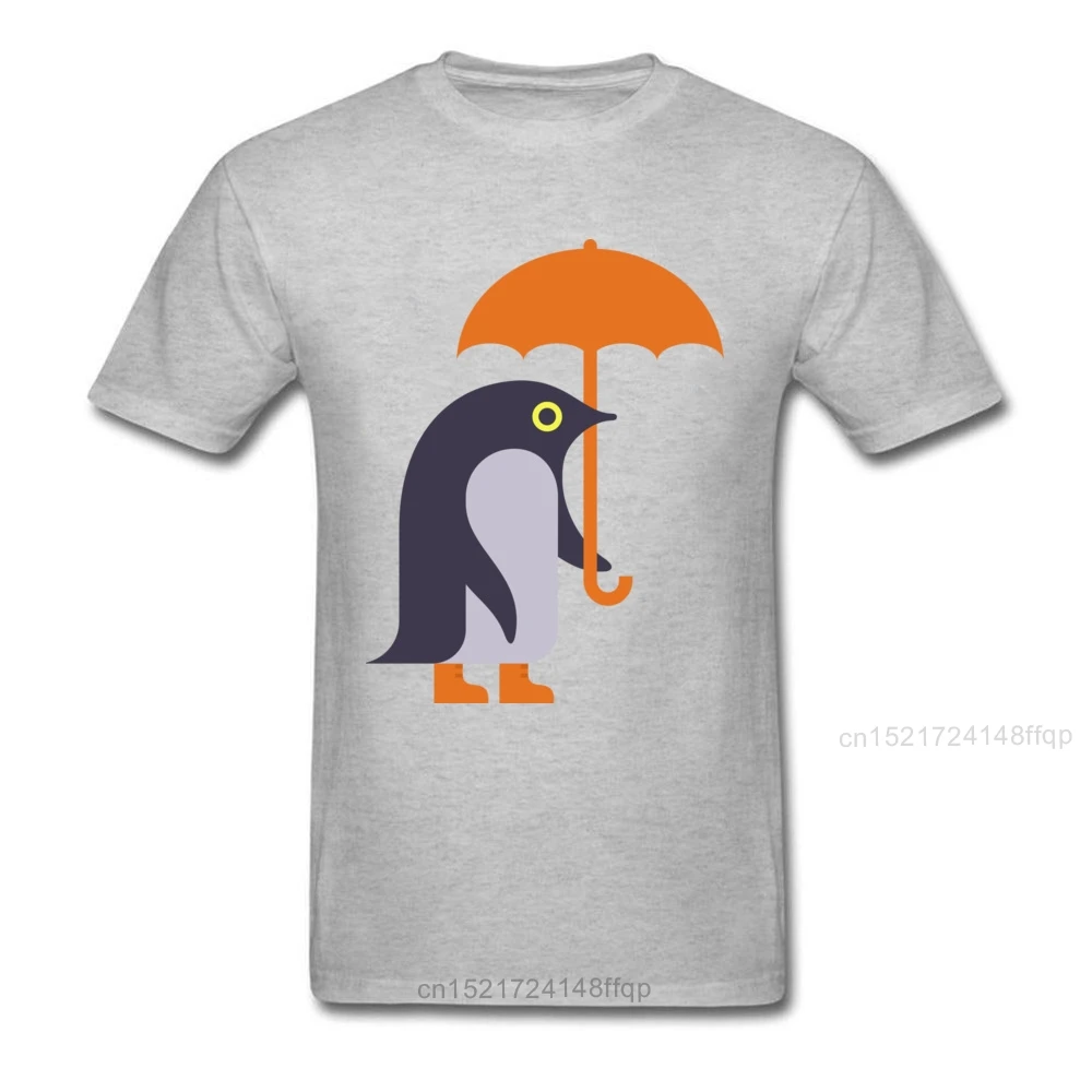 Футболка с изображением пингвина и зонтиком забавная футболка летние топы