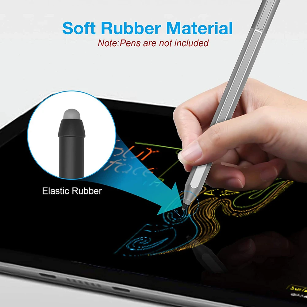 

1/3/6 PCS For Microsoft Surface Pro4/5/6/7/Book/GO Stylus Pen Tips HB Refill Nibs Replacement Pen Tip Stylus Pen Accessories