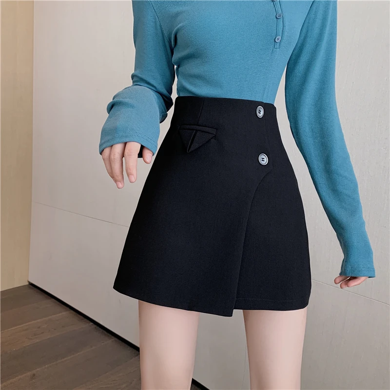 Офисная Женская мини-юбка А-силуэта женская сексуальная облегающая Клубная