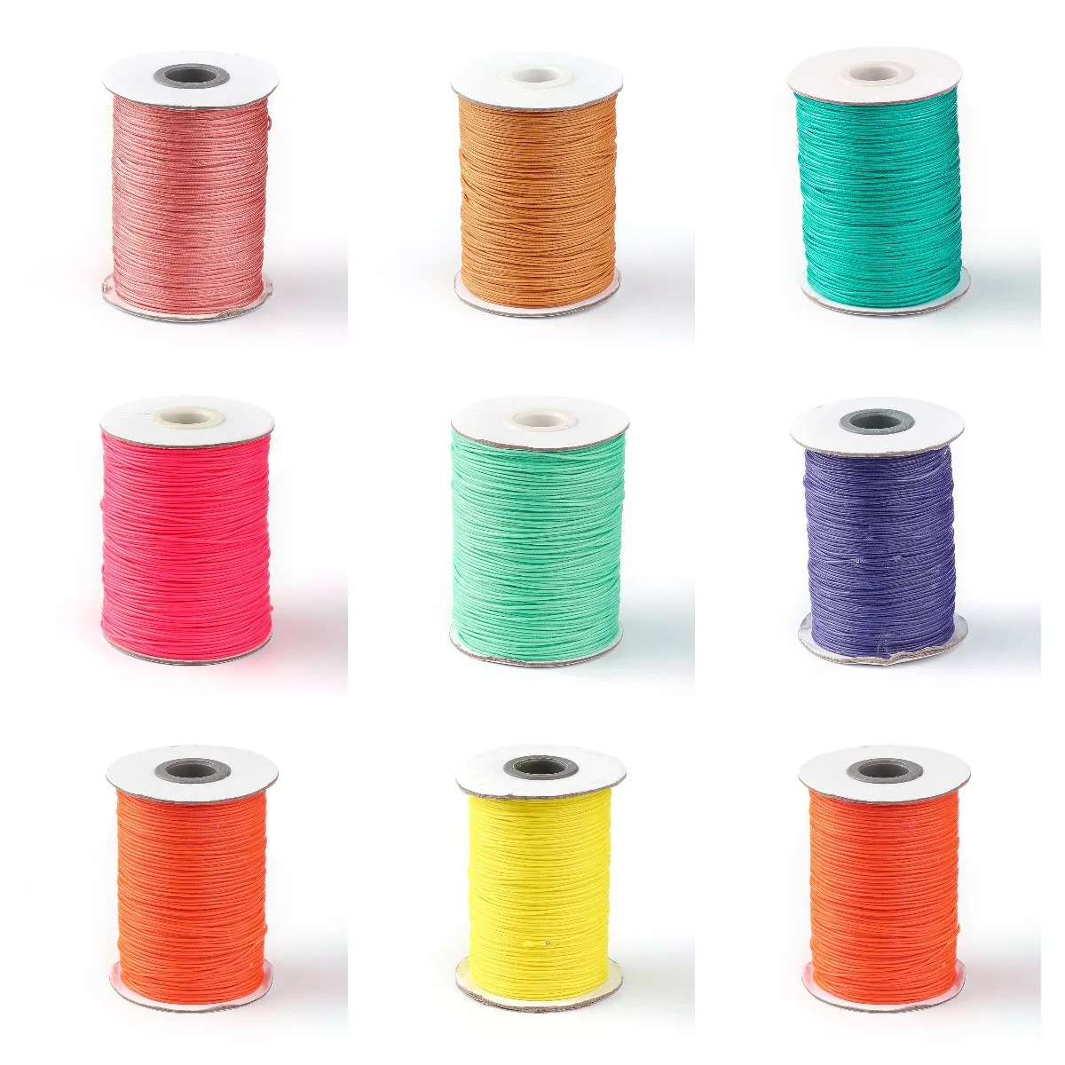 

85Yards/Roll 1MM Korean Waxed Polyester Cord Waxed Thread Cord String Strap For Necklace Bracelet Rope Bead DIY Jewelry Making
