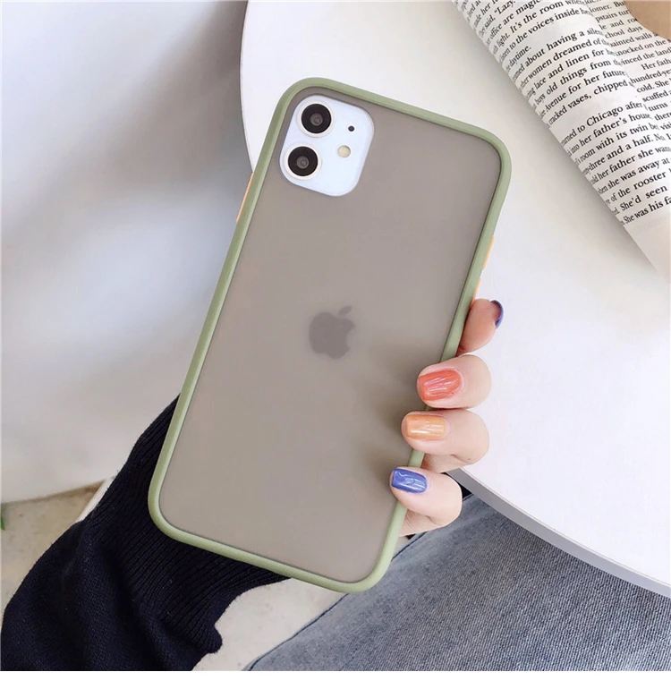 Прозрачный противоударный чехол для телефона iPhone 11 Pro Max X XR Xs Max, мягкий ТПУ Простой Прозрачный чехол для iPhone 6 6S 7 8 Plus, чехол