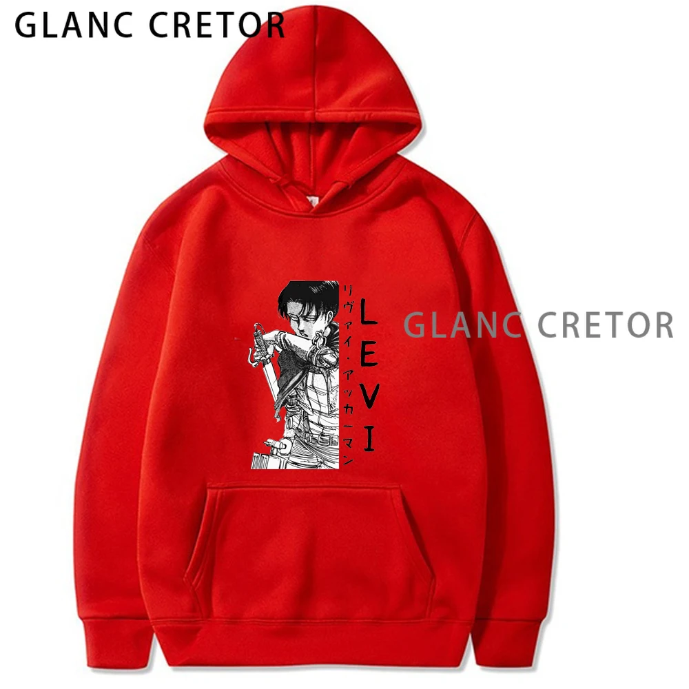 

2021 New Arrival Harajuku Anime Hoodies Attack on Titan Printing Pullover Sweatshirt Hip Hop Streetwear