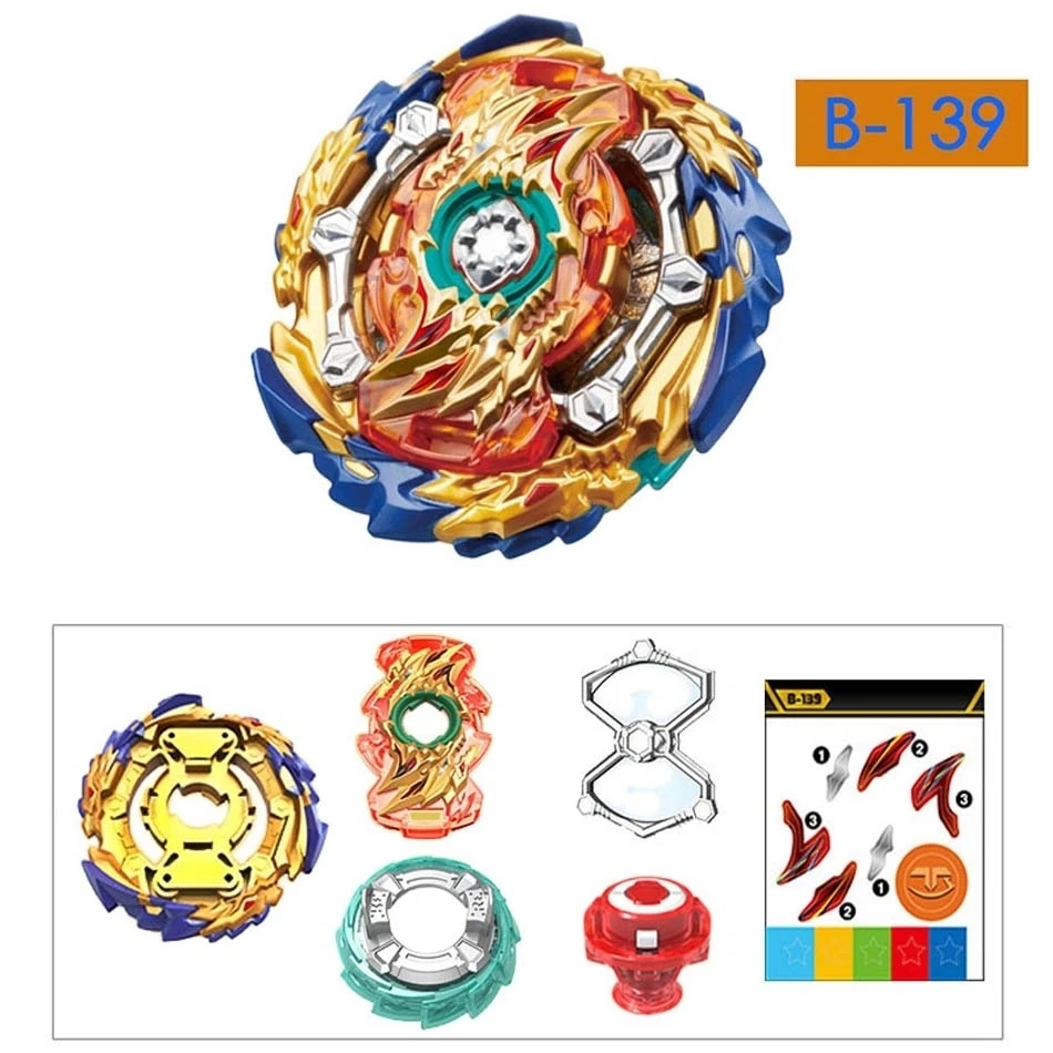 Пусковые установки Takara Tomy Bey Bay Burst Blow Up B 122 B142 B143 B140 Арена лезвия Dreno Fafnir Феникс спиннинг игрушки - Цвет: b139