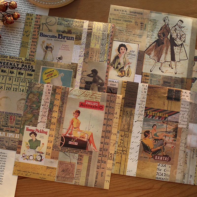 Винтаж газетный фон бумага прикрепить ярлык для декорирования вестибюлей