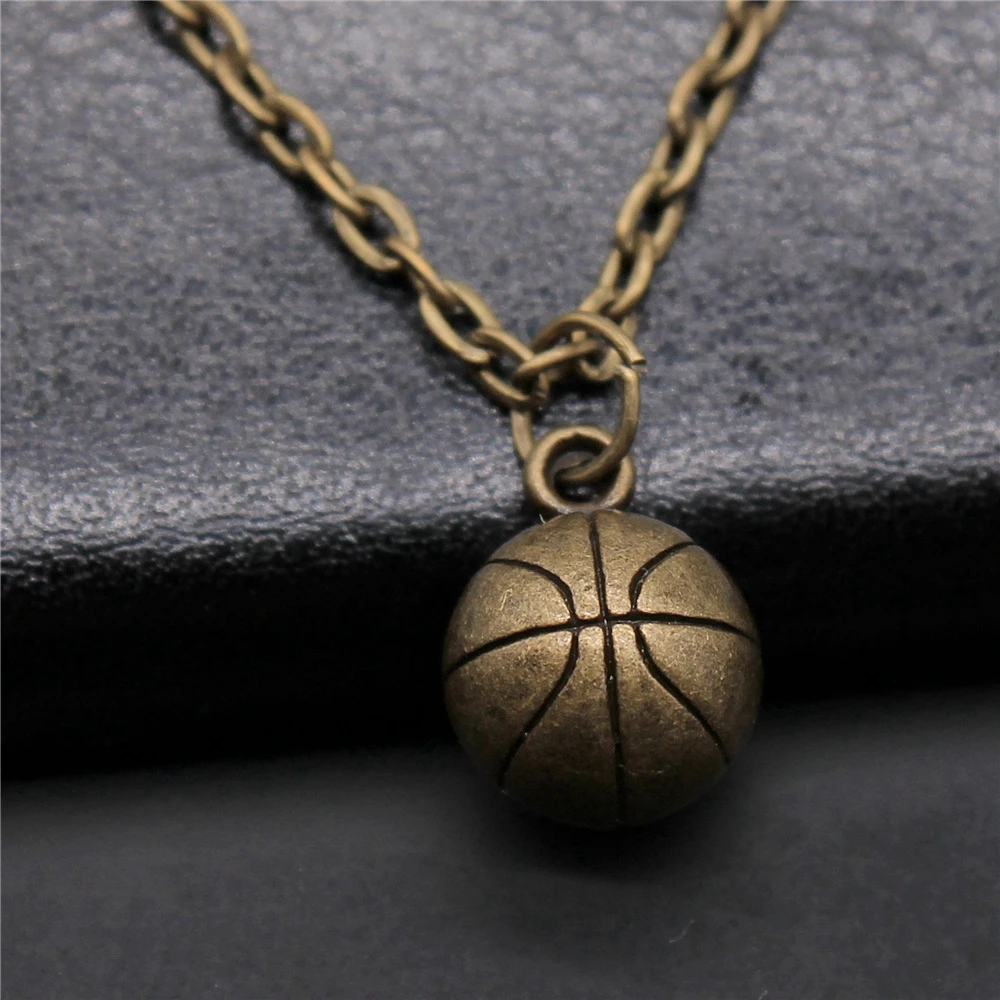 Модные подвески в виде баскетбольного мяча 2 цвета 11 мм ювелирные изделия для