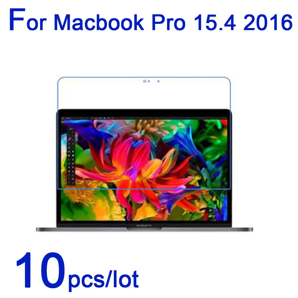 

10pcs for Apple New Macbook Pro 15.4 2016 Laptop Screen Protector,Soft Clear/Matte/Nano Anti-Explosion Notebbook Protective Film