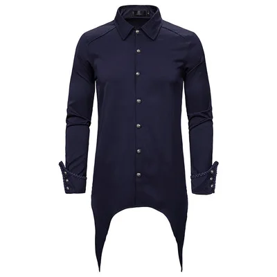 Мужская индивидуальная Простая рубашка с длинными рукавами молодежная