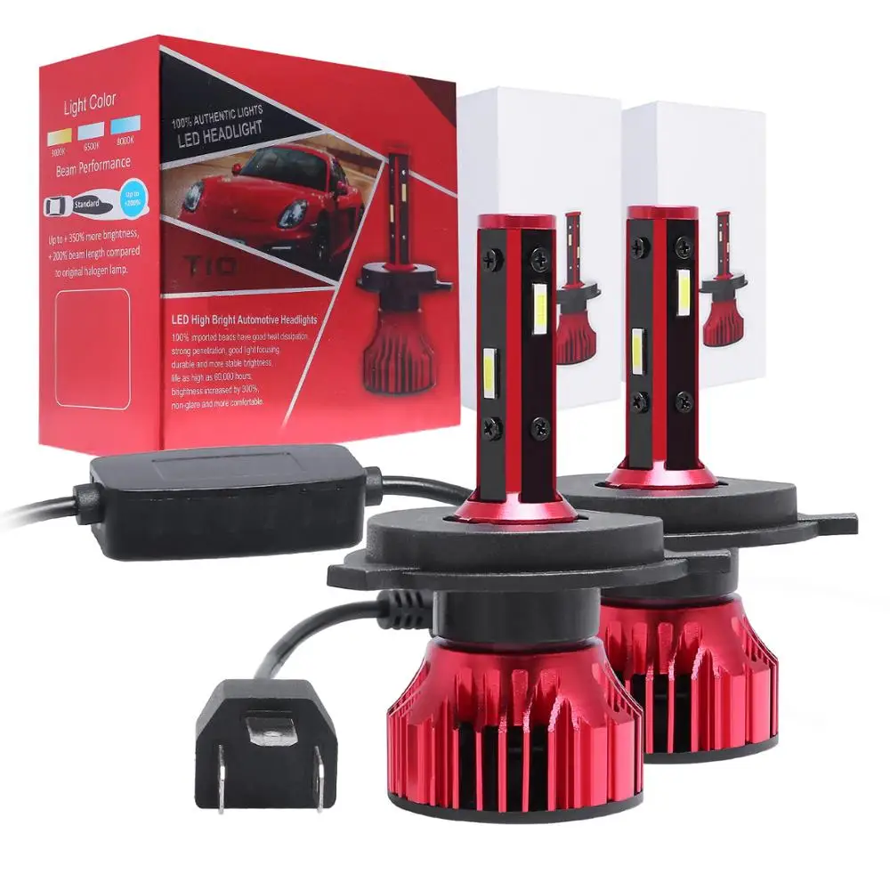 2pcs ASLENT 4 стороны 14000LM H8 H11 H3 Противотуманные фары без ошибки h7 светодиодный canbus H4 светодиодный светильник HB3 9005 HB4 9007 H1 H27 Авто 12V 6000K 6500K - Испускаемый цвет: 2pcs