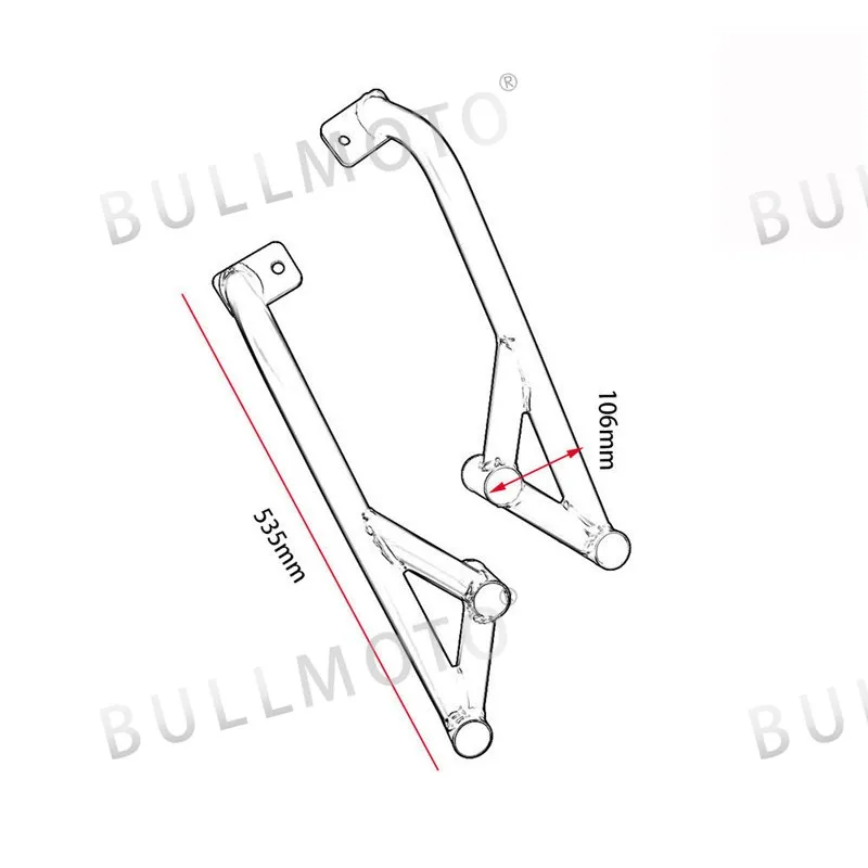 

For Suzuki GSXR1000 K9 2009 2010 2011 2012 2013 2014 2015 Motorcycle Dumb Black Stunt Cage Engine Guard Crash Bar Frame Slider