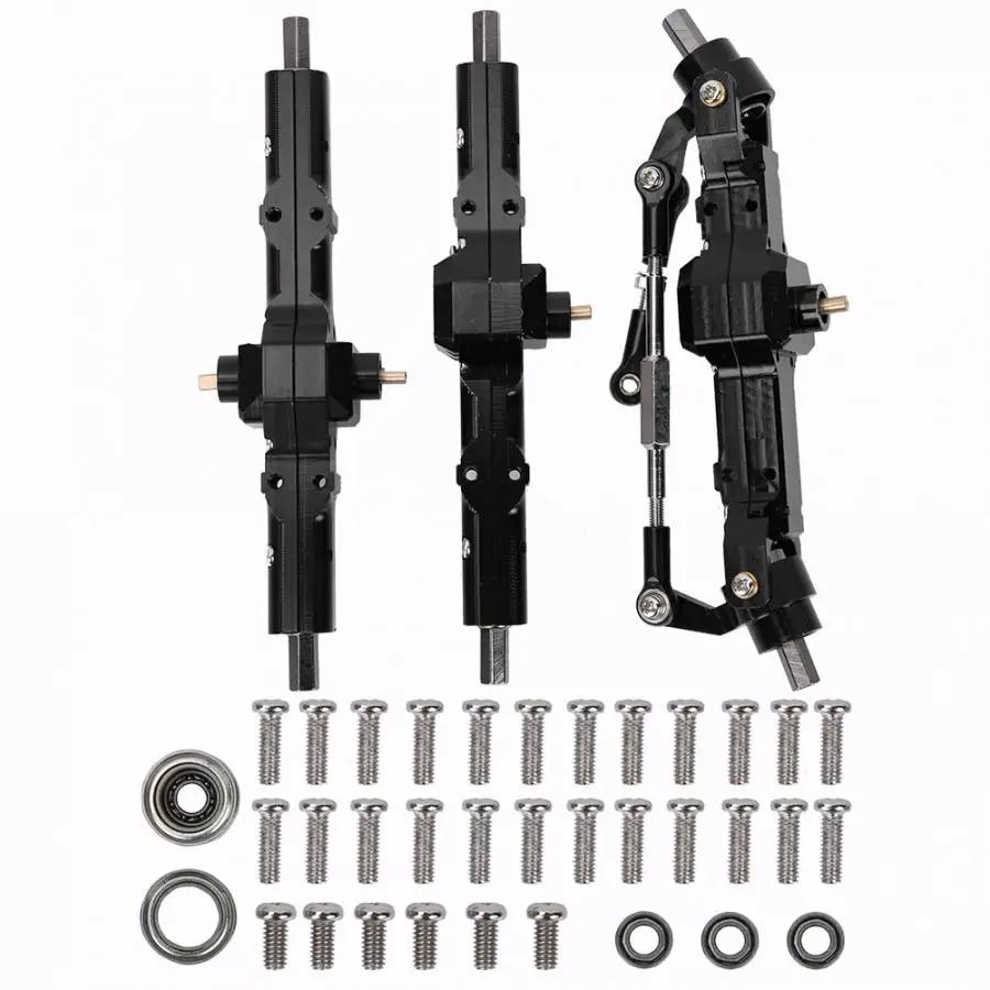 Высокое качество металла передний центральный задний мост Набор осей для WPL 1/16 b 14
