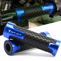 motorcycle handlebar cnc pvc grips for yamaha mt07 mt 07 mt 07 tracer 700 gt 2016 2017 2018 2019 2020 accessories handle grip