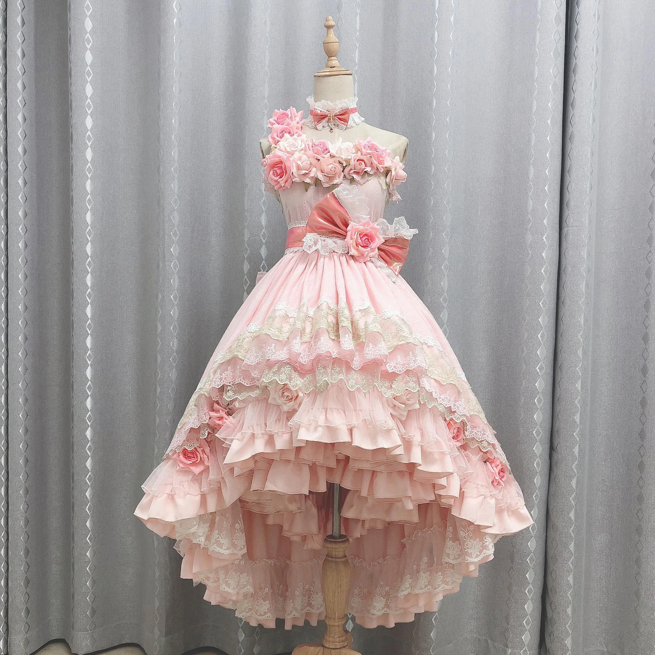 Amine che mi ha fatto una principessa Atanasia / Athy cosplay Costume bella Lolita abito taglie S-XXL 2021 nuovo su misura