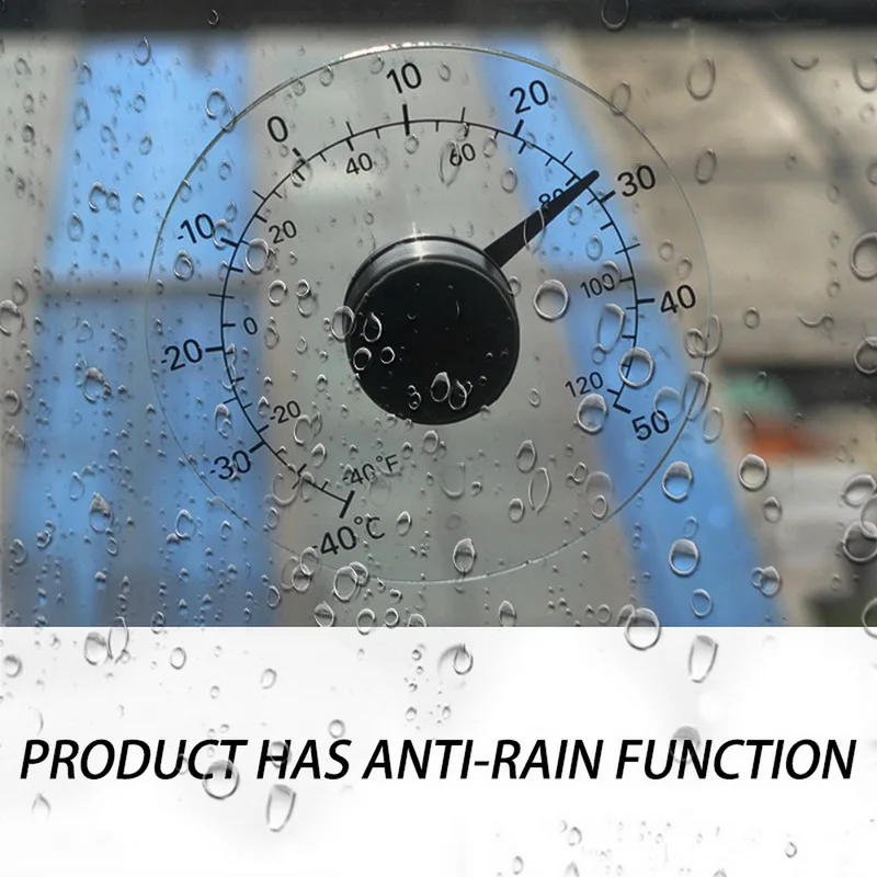 Цифровой Прозрачный Уличный Термометр для окон гидрометр клейкая паста