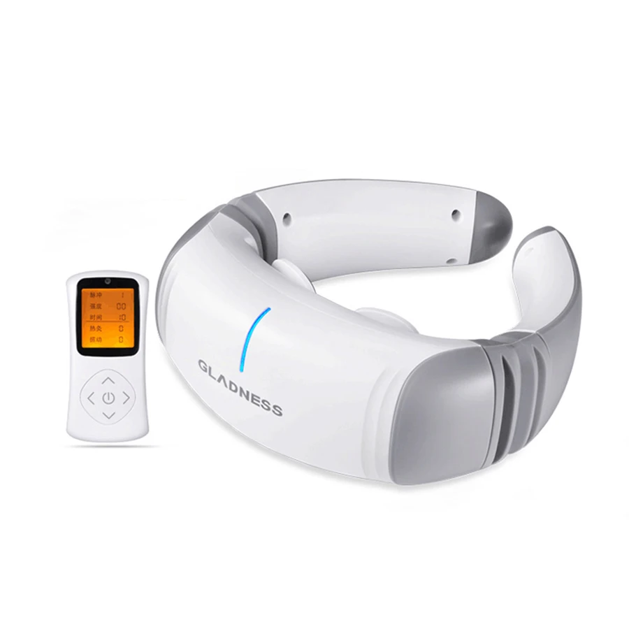 Electric Pulse Neck Massager Cervical Vertebra Impulse Massage Physical Acupuncture MagneticTherapy Pain Relief Tool | Красота и