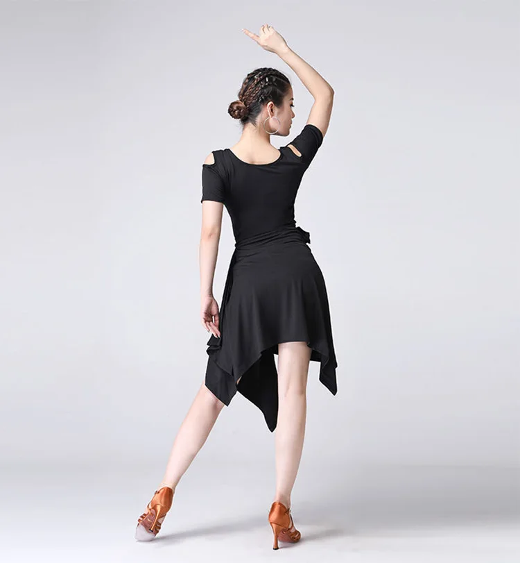 Юбка женская для танцев латинских модная одежда бальных ча-ча Танго сальсы самбы